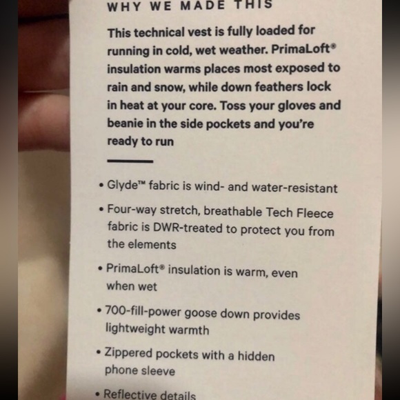 NEW Lululemon Down For It All Vest - Picture 6 of 7